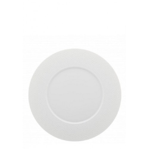 "Fragment" - presentation plate wide rim 32 cm, порцеланово плато/подложна чиния